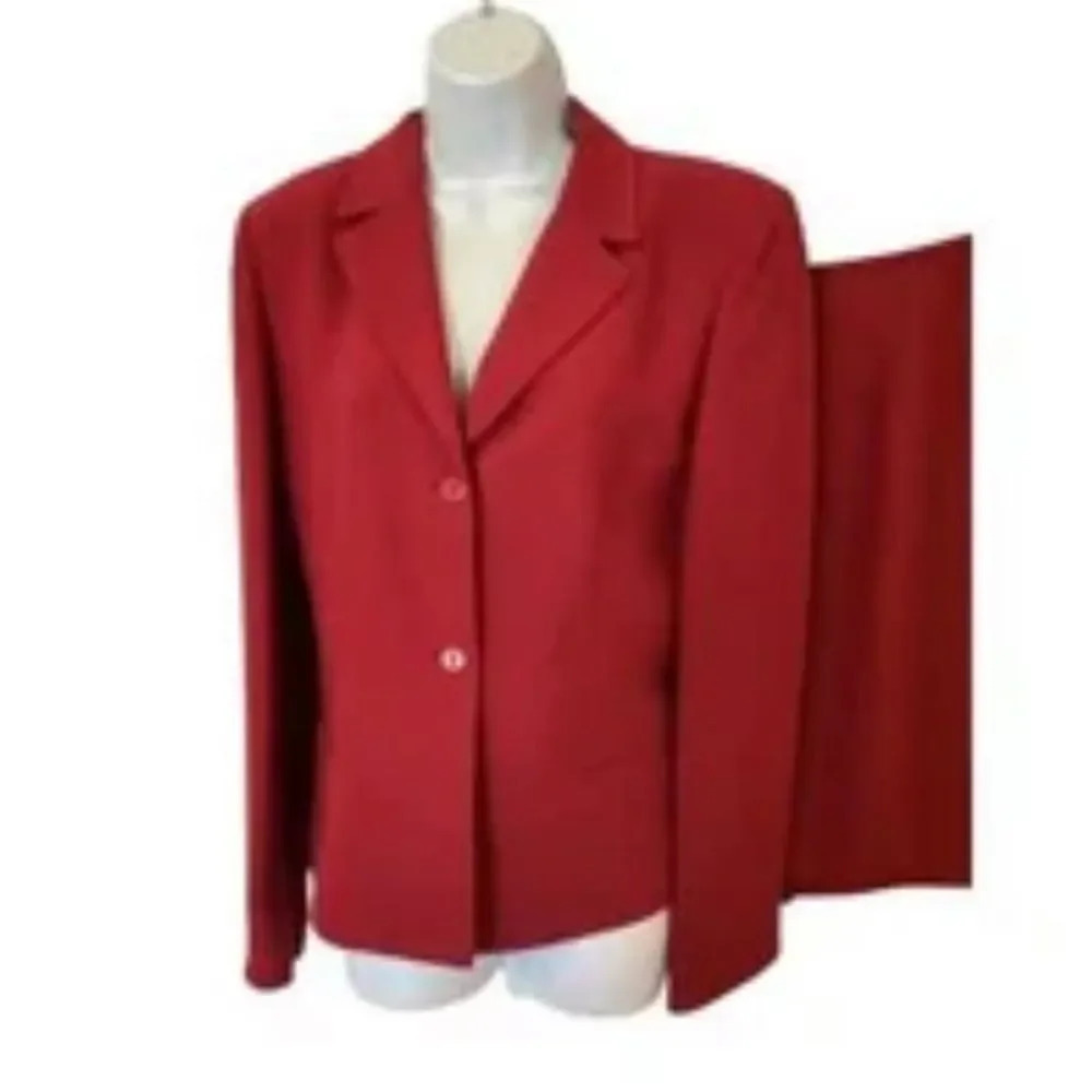 NWT Lesile Fay Dark Pink /‎ Red Blazer Size 18